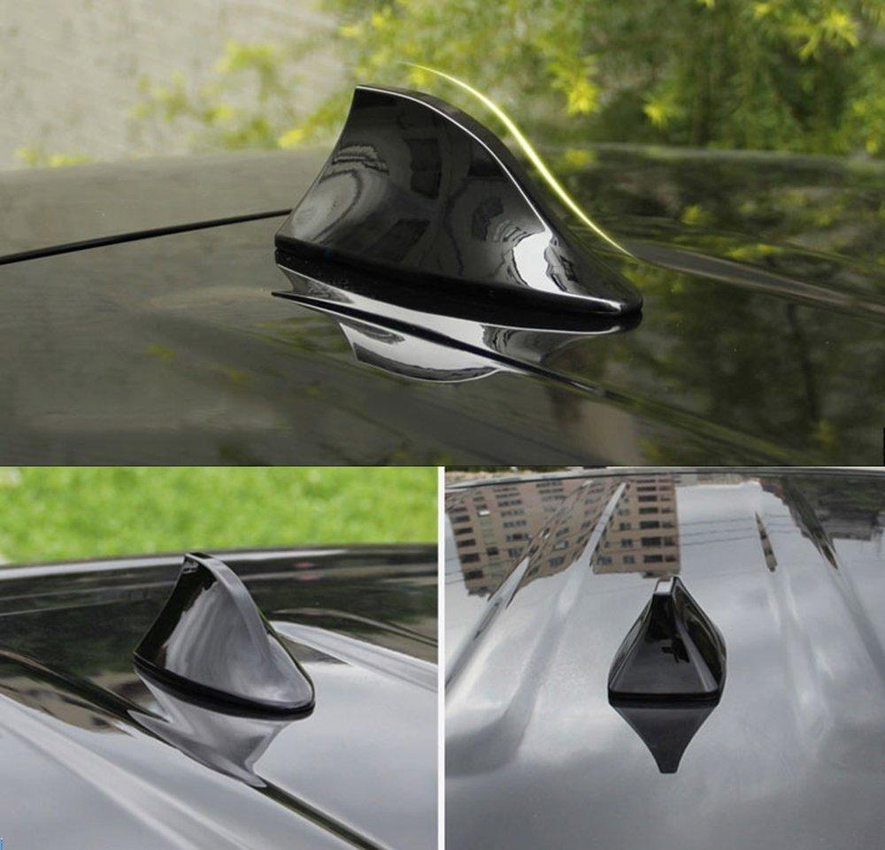 SUNNY Universal Dolphin Antenna, Shark Fin Aero Parts, Easy Installation, Radio Reception, Converts Rod