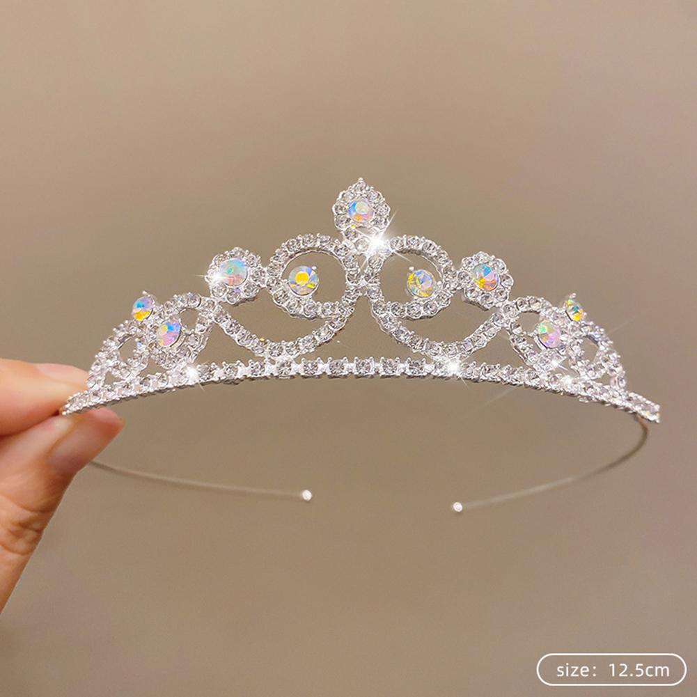 Moderna Para Tiara Adornada con Cristales Perfecta para Ocasiones Especiales