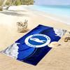 Brighton Print Beach Towel, Large Soft Quick Dry Towel for Beach Camping Swimming