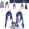 Anger Starry Sky Iron Road Xie Er Cosplay Wig With Cute Fringe And Two-tone Long Hair