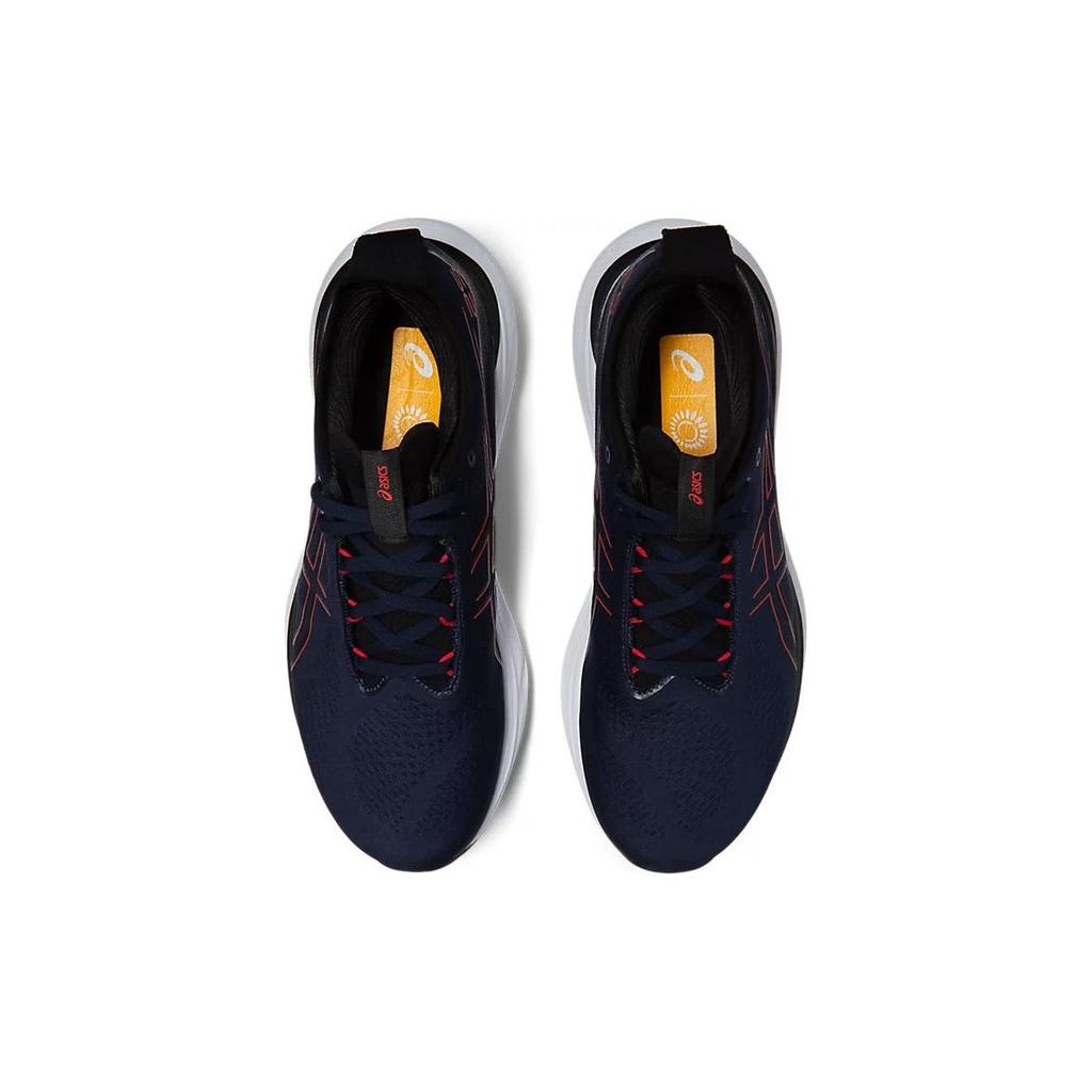 Asics Gel Nimbus 25 Midnight Electric Red Men Sneakers Blue 1011B547-401