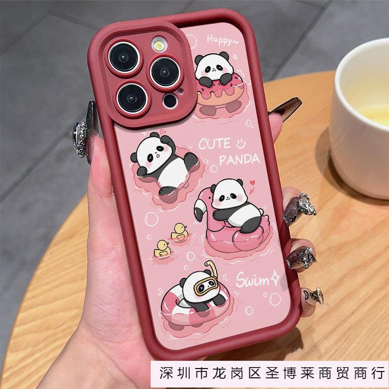 Cute Panda iPhone Case Apple 11/12/13/14Pro/15/16ProMax Case