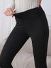 Women's High Waist Fleece Lined Lambswool Leggings for Autumn/Winter - Plus Size Yoga Pants