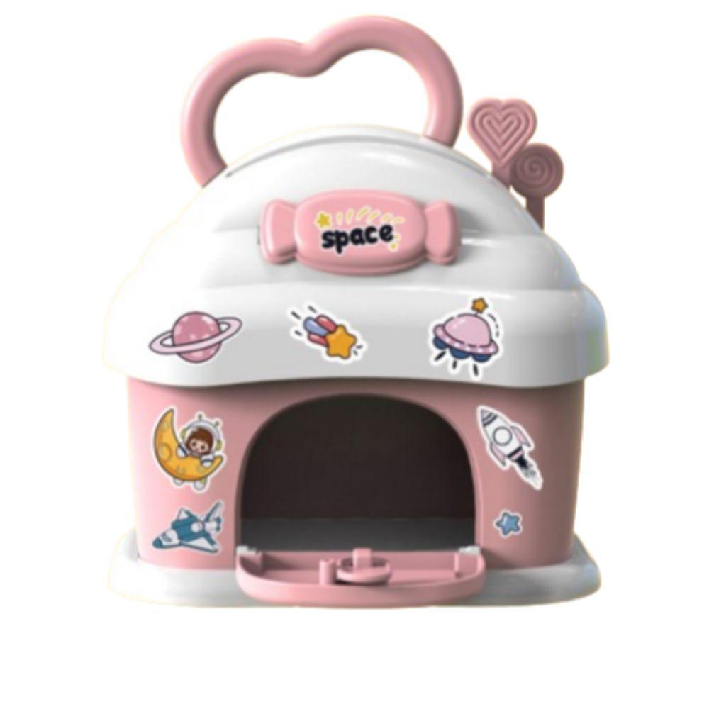 

Bee Pig Panda Piggy Bank Adorable Children Money Boxes Animal Bank Safe Box Adults/Girls/Boy pink candy house