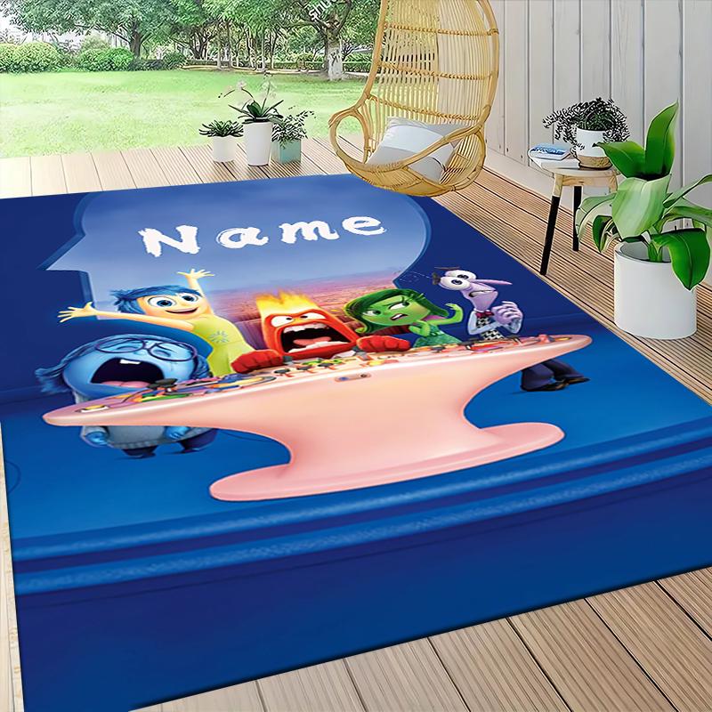Custom Name Baby Yoda Lightsaber Adventure Carpet Rug Customizable Soft Washable Anti-Slip Home Living Room Sofa Mats Personalized Rug. 0909137