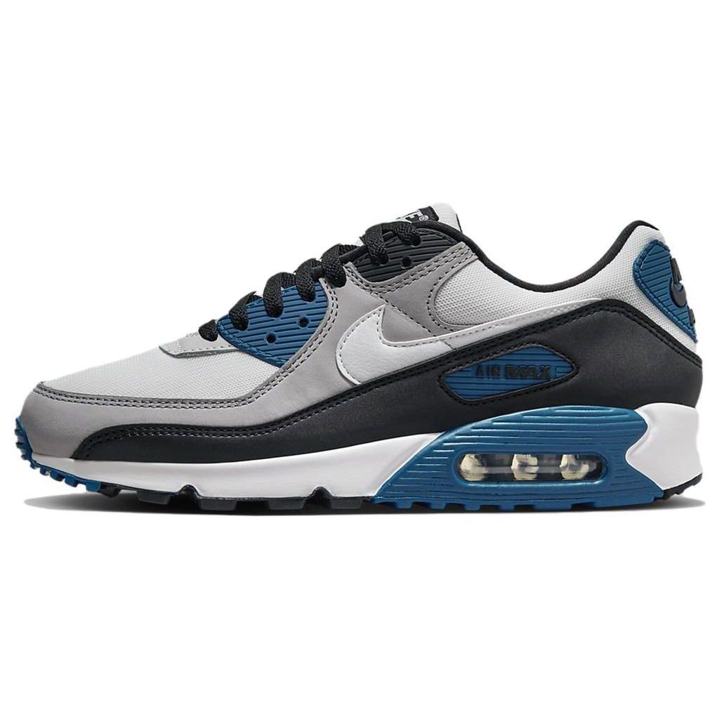 Nike Zapatillas Air Max 90 Negro Azul Cerceta Hombre Gris Gris Humo Claro Azul Industrial FB9658-002