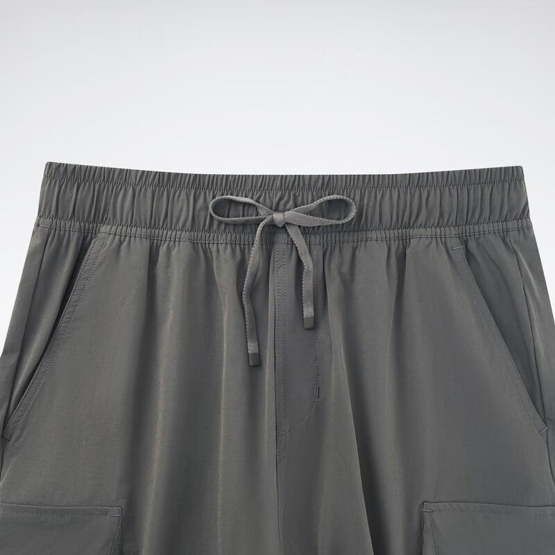 Reebok Classic Fashion Sports Casual Retro Loose Trendy Cargo Shorts Men shorts Dark-Gray 23RCS615MGH1