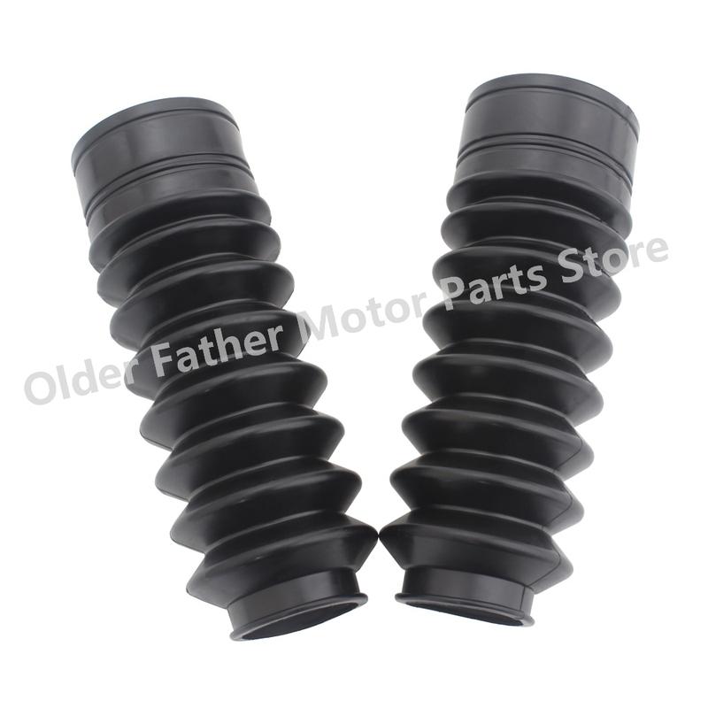 Motorcycle Accessory Rubber Front Fork Cover Gaiters Gators Boot Shock Protector Dust Guard For Triumph Climber T100 T120 T900