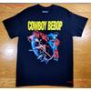 Cowboy Bebop T Shirt Mens Medium Black Yellow Adult Casual Athletic Anime Vintage Washed Streetwear Soft Comfortable Slightly