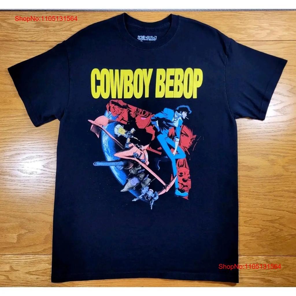 Cowboy Bebop T Shirt Mens Medium Black Yellow Adult Casual Athletic Anime Vintage Washed Streetwear Soft Comfortable Slightly