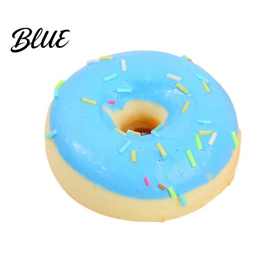 Realistic Donut Toy Squeeze Soft Slow Rebound Stress Relief 7cm Cute Reliever Simulation for Kids Adults Desktop Decoration Baking Prop Photo