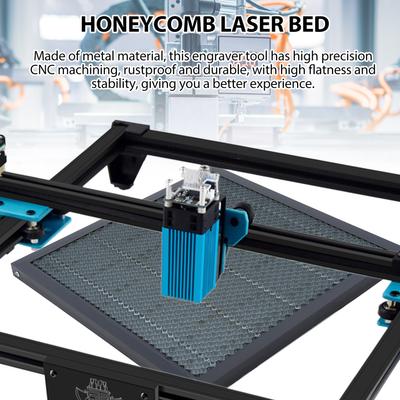 Tavolo da lavoro a nido d'ape Letto laser a nido d'ape Taglio laser 400x400mm Letto laser a nido d'ape per CO2 o