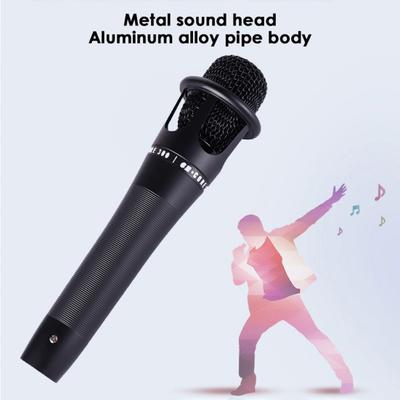 E300 Condenser Microphone Professional High Fidelity Portable Handheld Recording Microphone with Audio Cable for Live Streaming