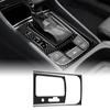 For 2017 2018 2019 2020 2021 2022 2023 Skoda Kodiaq Soft Carbon Fiber Gear Shift Frame Window Switch Storage Panel Trim Sticker.