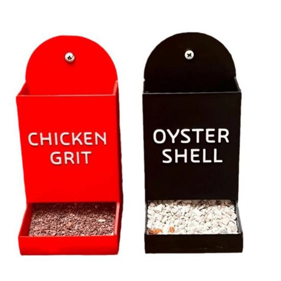 Chicken Grit Feeder Oyster Shell Feeder Hanging Chicken Grit Feeder Calcium Nutrient