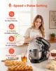 Stand Mixer 6 Quart Electric Dough Mixer 1400W 6 + P Speeds Food Beater