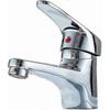 Basin Taps Bathroom Mixer Faucet Hot and Cold Mixer Tap Chrome Plated Solid Brass Lavatory Bathroom