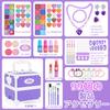 Dreamon Makeup Set for Makeup Elementary School Kids Gift for Elementary School Ages Christmas Gift Girls, Box, Toy, Cosmetics, Dresser, Girls, 6, 7,