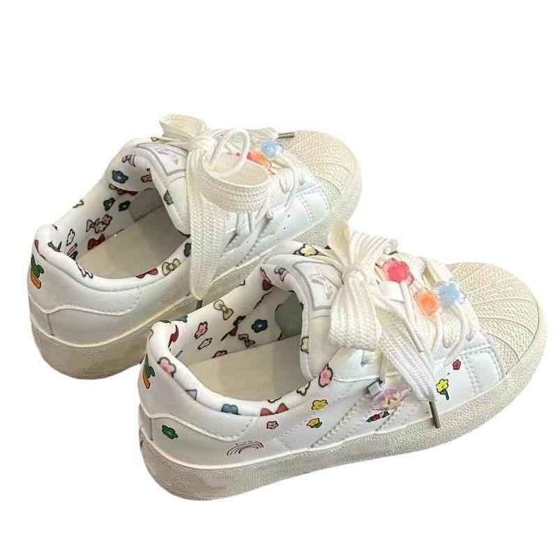 Shell head platform women's autumn new vibe style ins lightweight thin student versatile board shoes