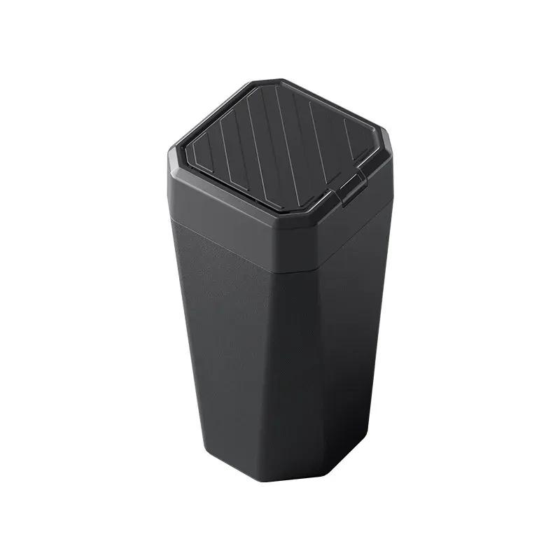 For Tesla All Models Car Trash Bin Can Mini Auto Organizer Car Interior Garbage Container Storage Box Bucket Auto Accessories