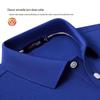 MONTAGUT Men's Antibacterial Long-Sleeve Polo Shirt