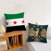 Flag Logo Eagle Syrian New 2025 cushion cover Pillow Cover Decoration Room Home Sofa living Office Car Nordic Simplicity