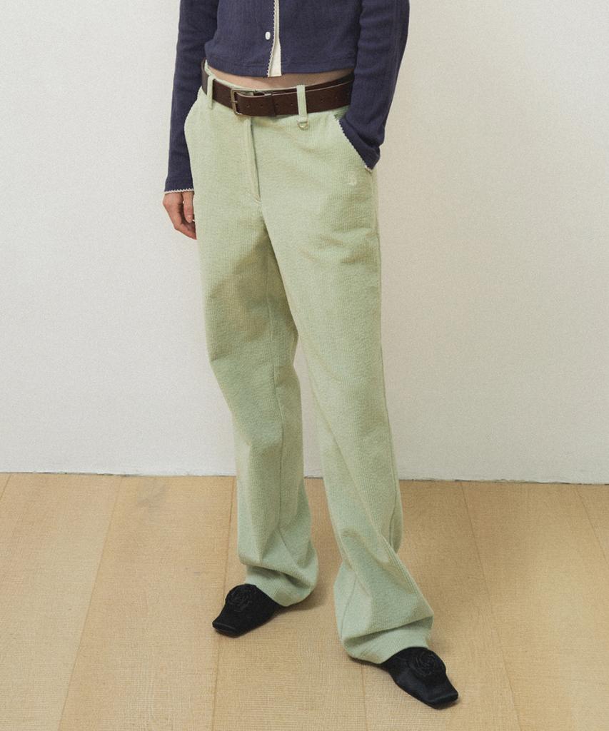 IULAI Funny Corduroy Pants Mint