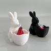 Easter Gift Bunny Home Ornaments With Basket Candy Basket Small Jewelry Storage Tray Storage Rack