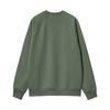Carhartt WIP Chase Sweat Solid Color Crewneck Embroidered Logo Long Sleeve Sweatshirt Unisex Sweatshirt Duck-Green I033660-29Y-XX