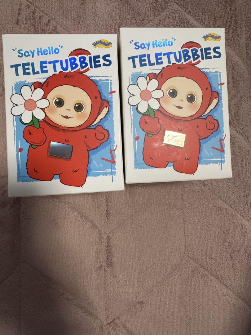 

[Б/У] POPMART Телепузики Серия Скажи привет 2 штуки