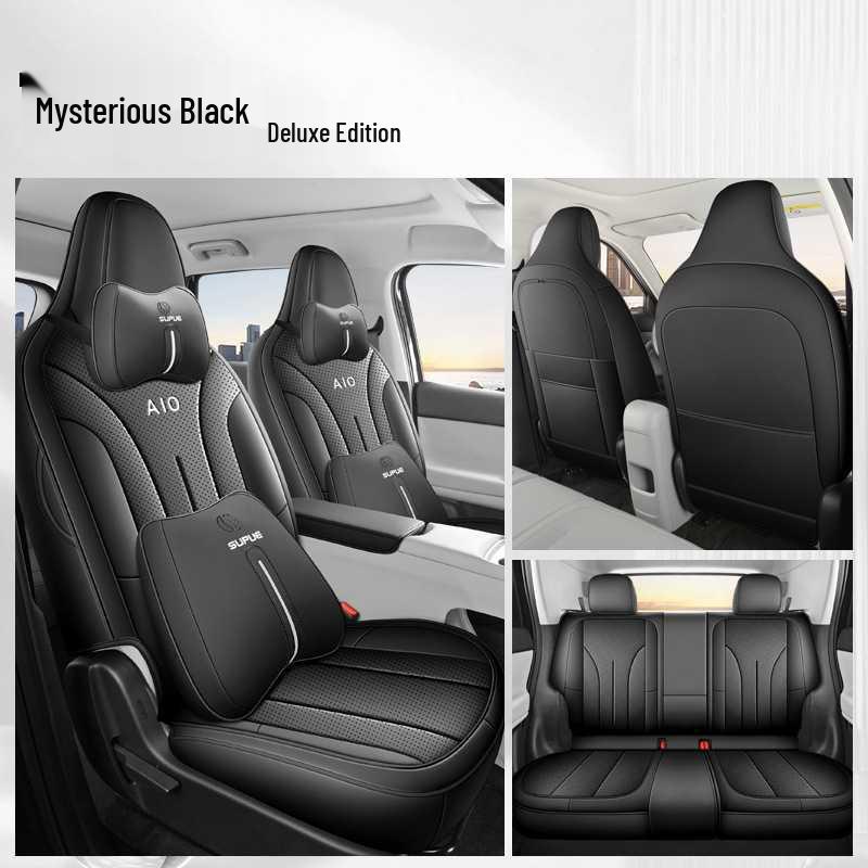 2026 Leapmotor A10 Car Seat Covers, Full Coverage Perforated Leather, Breathable, Special Fit for 500km Lidar Model.