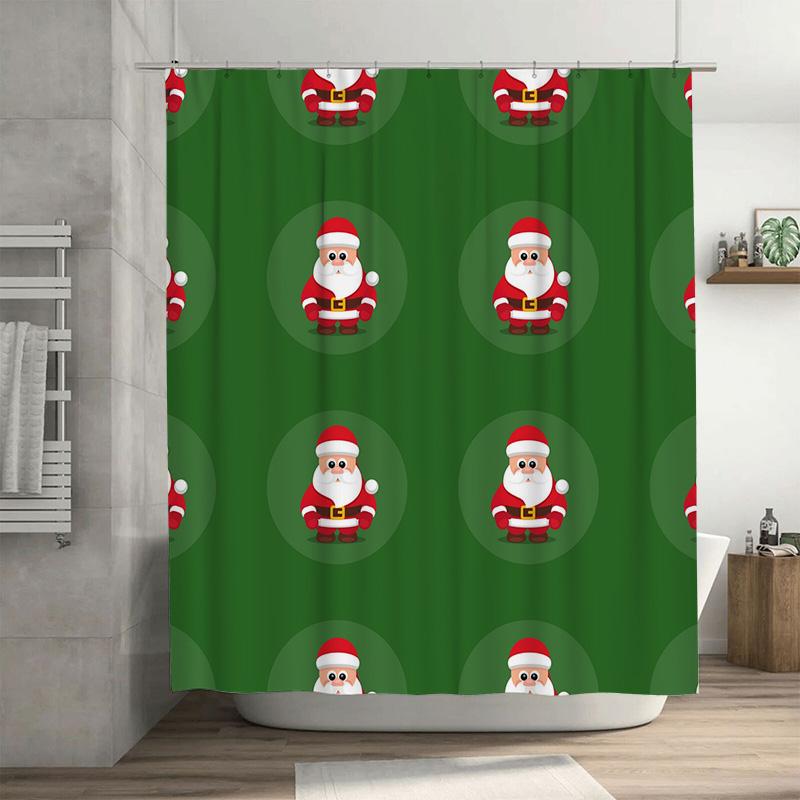 

TU Bathroom Shower Curtain Set Waterproof Fabric Vintage Floral Pattern Farmhouse Decor Home Spa Liner Modern Design Bathroom Ac 90x180cm35x71in
