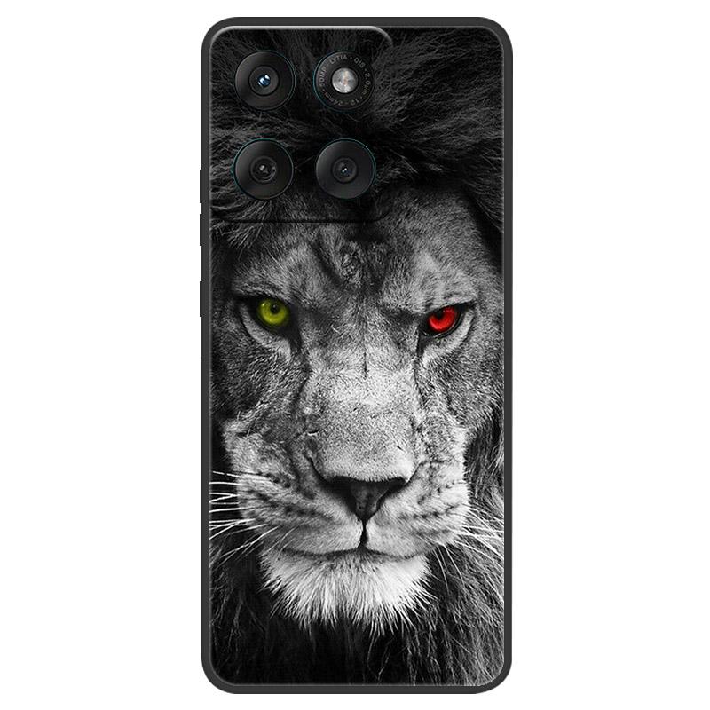 For Motorola Edge 60 60s Pro Case XT2507-1 Cool Fashion Wolf Lion Phone Case For Moto Edge60 Edge60s Pro Soft Silicone TPU Cover