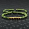 Handmade Tibetan Copper Bead Thread Braided Bracelet Red Lucky Rope Prayer Wristband Bracelets for Men Women Ethnic Jewelry Gift