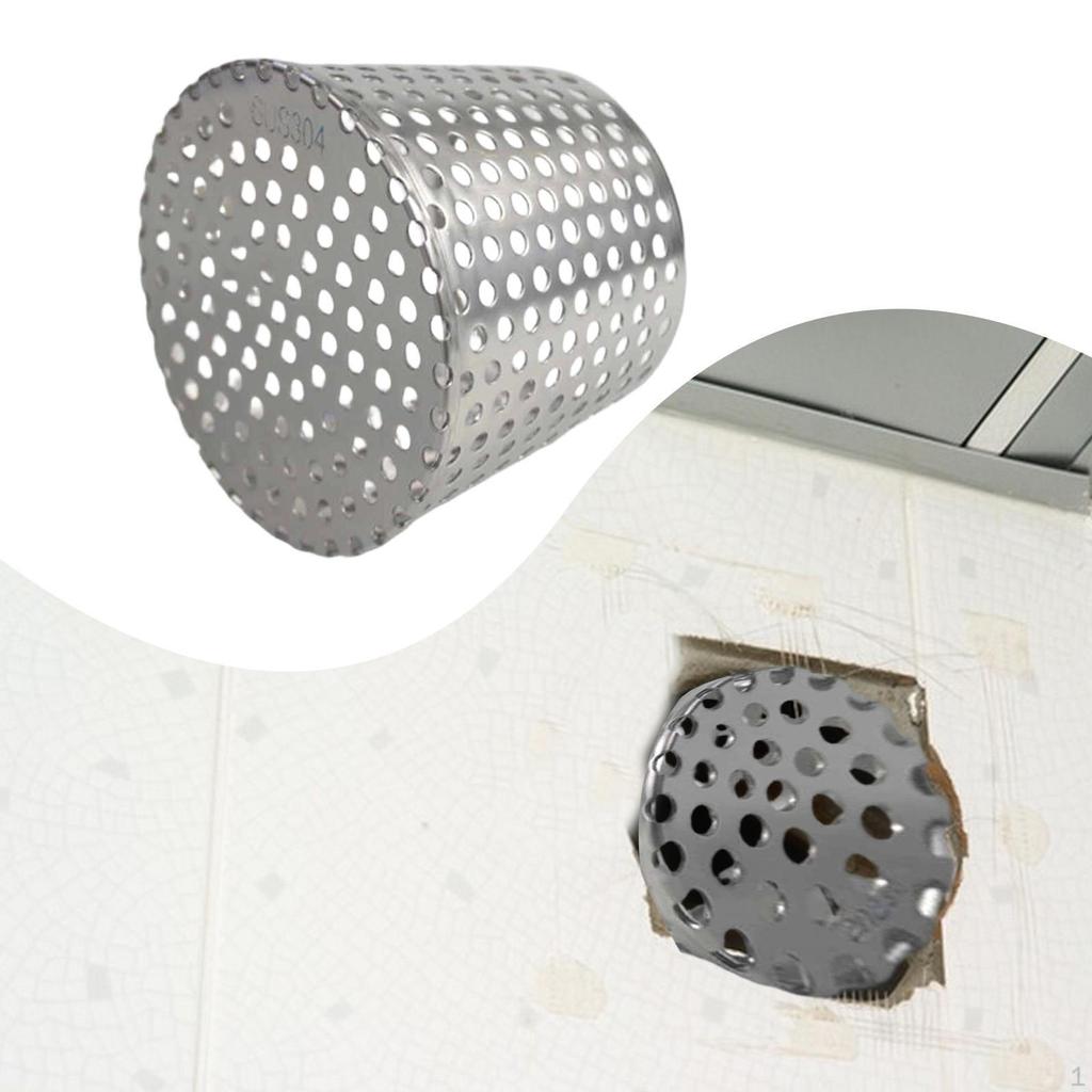 Anti Blocking Floor Drain Plug Cap Drains Cover Stainless Protection Screen for Smooth Water