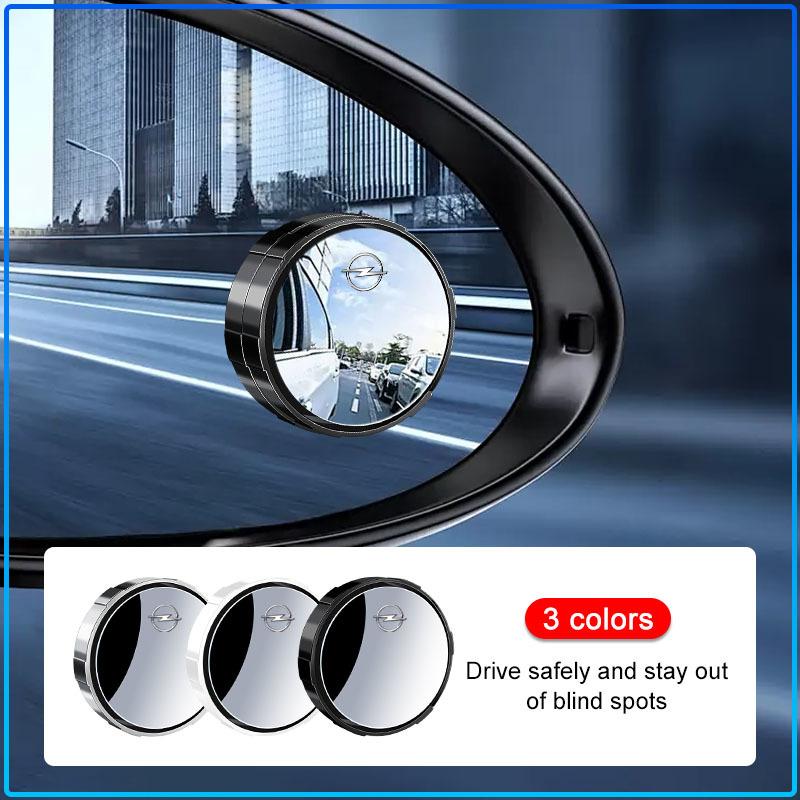 For Opel Astra H G Corsa Insignia Astra Antara Meriva Zafira Interior Suction Cup Car Convex Blind Spot Mirror HD 360 Degree Wide Angle