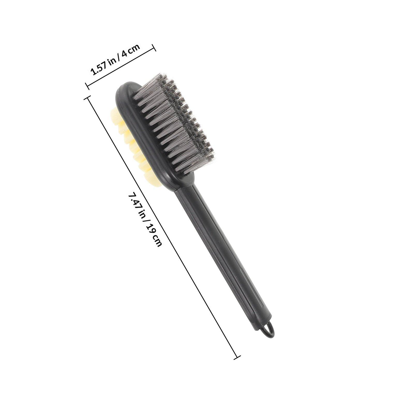 

Soft Bristle Multifunctional Scrub Brush For Shoes Clothes Laundry Bathroom Cleaning Portable Stain Removal Household Cleaning чёрный