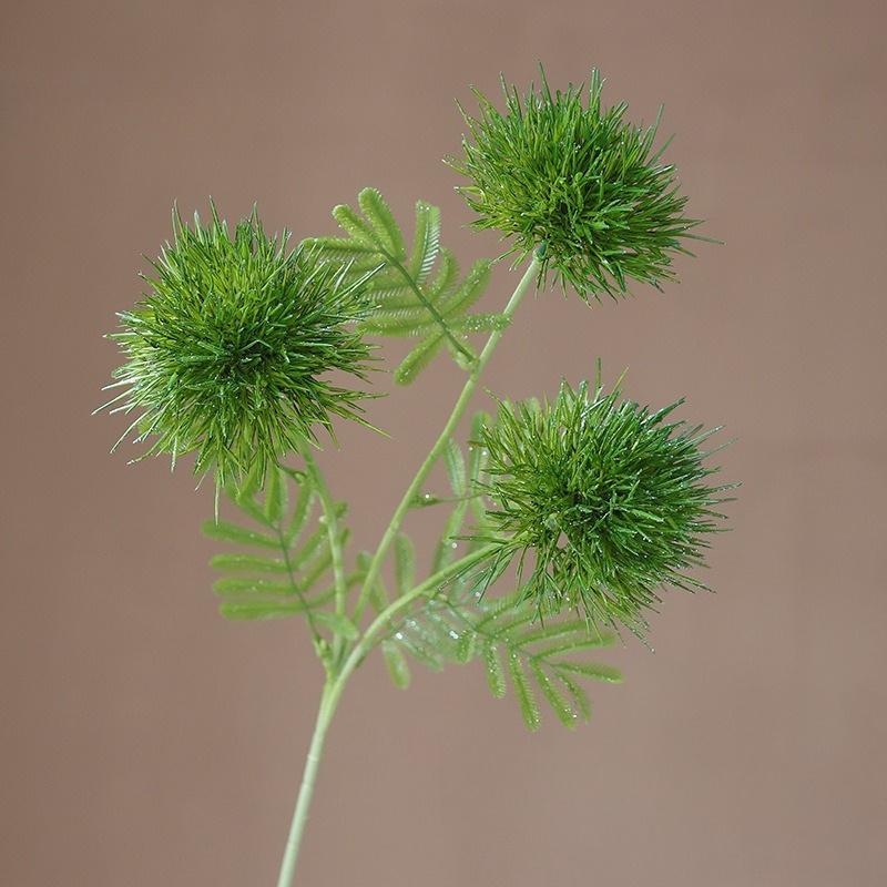 

1 шт. Имитация 3/4/6/9 головок пластиковый камень цветок градиент золото колючий шар натуральное зеленое растение