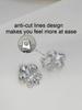 10Pcs Beautiful  Shank Buttons Zinc Alloy Flower Shape Buttons Women'S Sweater Coat Accessories