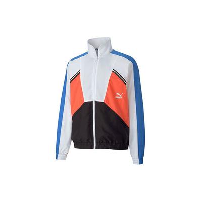 Logo-Print Colorblock Jacke Herren Oberbekleidung Blau 597368-41
