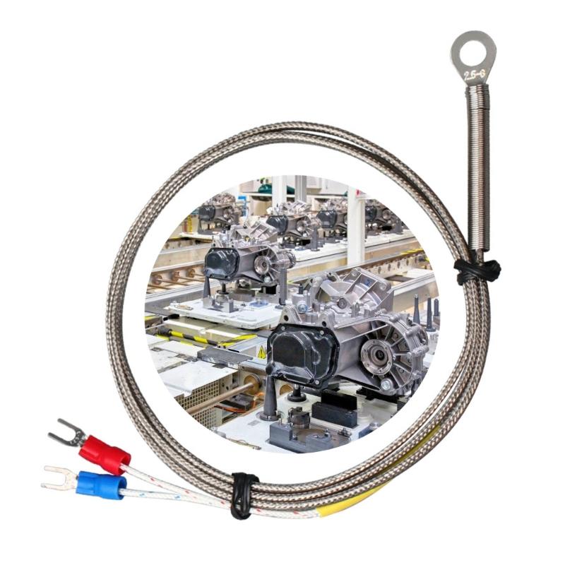 High Temperature Probe Fast Response Metal Wire K Type Thermocouple Temperature Sensors 0 to 600°C Sensors Probe