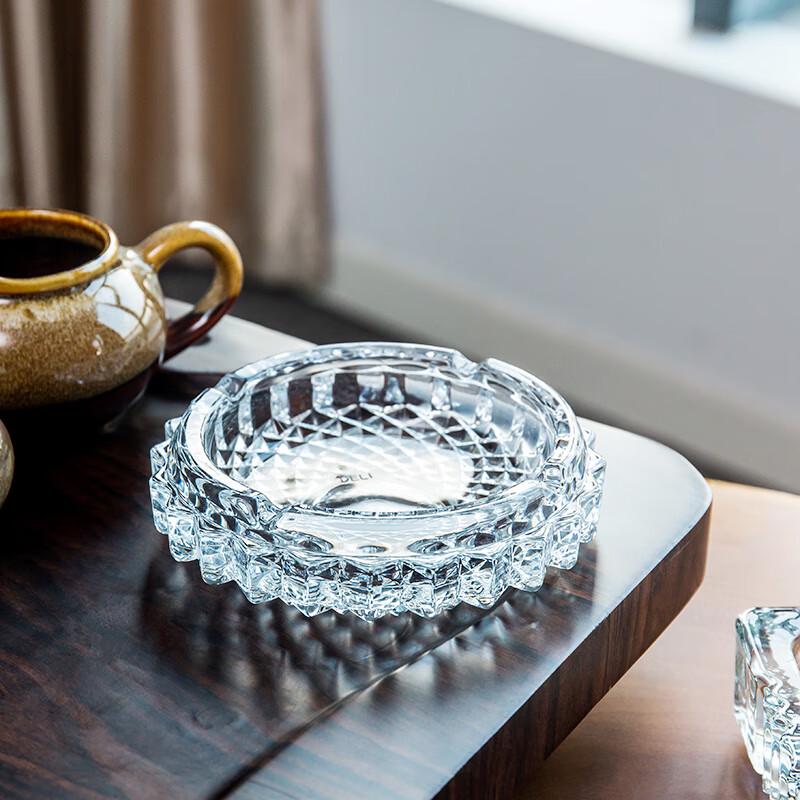 High-End Creative Crystal Glass Ashtray