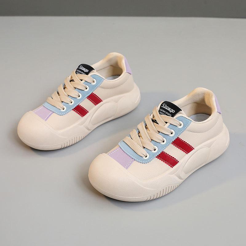 

[Customized] KT2688 new women s shoes 2025 popular spring and summer Korean version trend thick breathable shoes high-soled casual 35