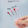 1 Pack Silicone Lip Brushes With Soft Tip Dustproof Cover For Daily Makeup Travel Lip Gloss Use