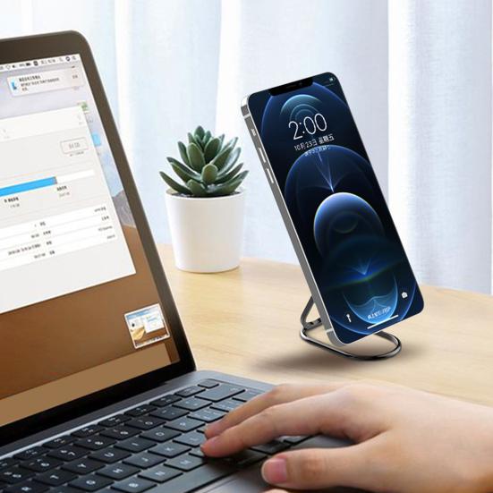 Phone Holder Magnetic Absorption Angle Adjustment Non-slip Bottom Foldable Back-mounted Ring Phone Stand Cellphone Supply