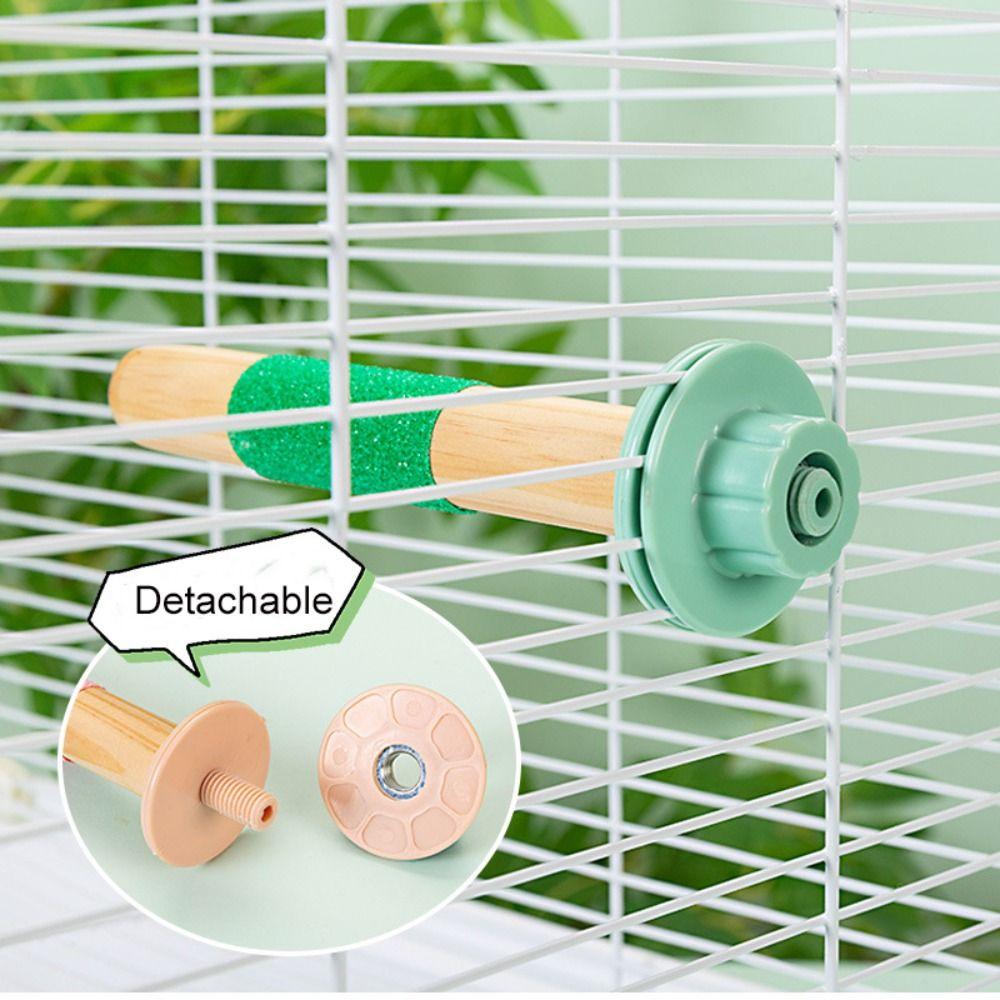 Bite Resistant Parrot Standing Pole Stable Frosted Station Pole  Parrot Training