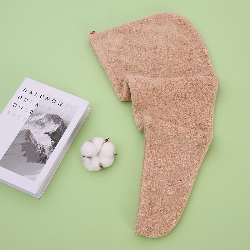 Microfiber Coral Fleece Quick-Dry Hair Wrap Towel