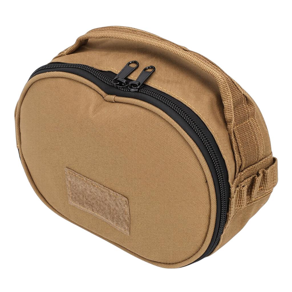 Outdoor Camping Bowl Cup Bag Lunch Box Storage Bag for Utensils Picnic 600D Polyester Fiber Green
