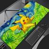 Anime Gengar Pokemon Pikachu Mouse Pad Professional Esports Gamers Speed Pc Gaming Rubber Keyboard Notbook Desk Mat Mousepad