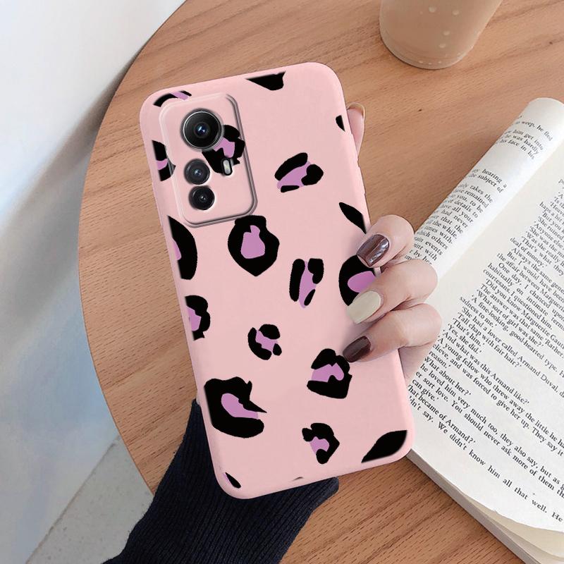 Cover For Redmi Note 12S Phone Case Fashion Vintage Leopard Painted Shell Soft Silicone Funda For Redmi Note12S Capa 6.43" Bags